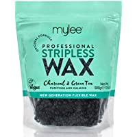 Mylee Professional Perlas de Cera Depilatoria 500g- Bolitas de Cera Depilatoria para Usar Sin Bandas- Cera Depilatoria…